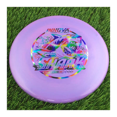 Innova Star Shark with Burst Logo Stock Stamp - 180g - Solid Purple