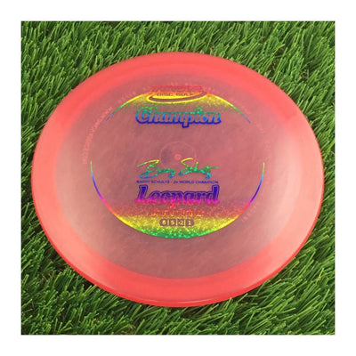 Innova Champion Leopard with Barry Schultz - 2x World Champion Signature Stamp - 166g - Translucent Red