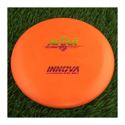 Innova XT Aviar Putter with Burst Logo Stock Stamp - 171g - Solid Orange