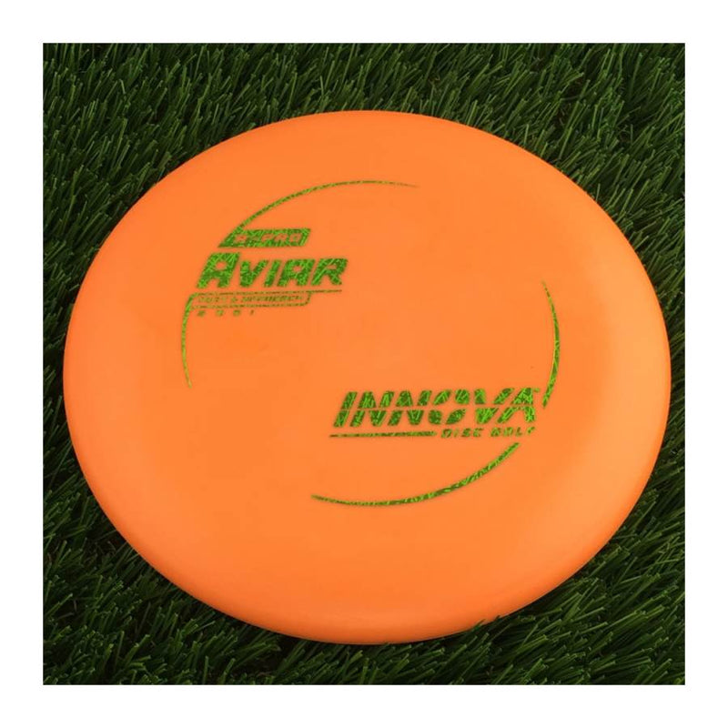 Innova R-Pro Aviar Putter with Burst Logo Stock Stamp - 175g - Solid Orange