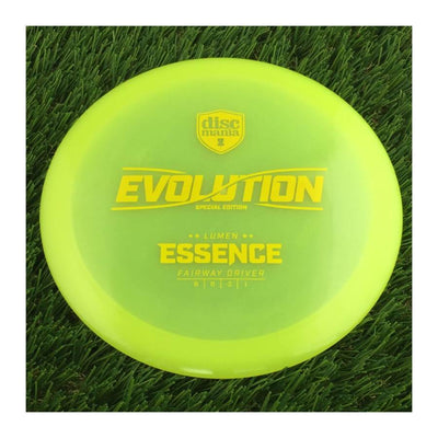 Discmania Evolution Color Lumen Glow Essence with Special Edition Stamp - 169g - Translucent Yellow