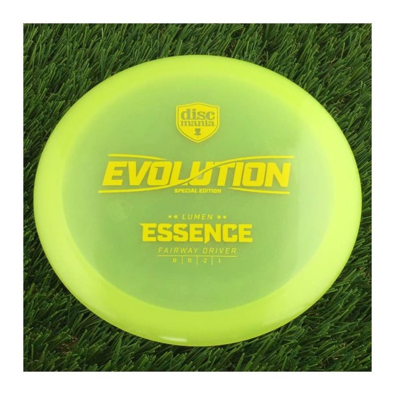 Discmania Evolution Color Lumen Essence with Special Edition Stamp - 169g - Translucent Yellow