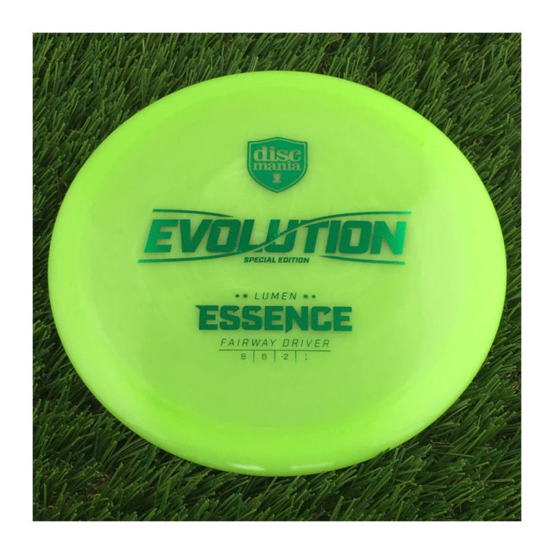 Discmania Evolution Color Lumen Glow Essence with Special Edition Stamp - 169g - Translucent Green