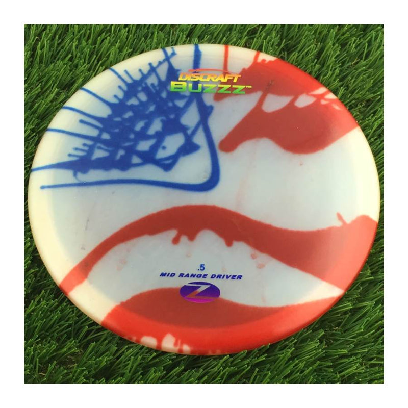 Discraft Elite Z Fly-Dyed Buzzz - 180g - Translucent Flag