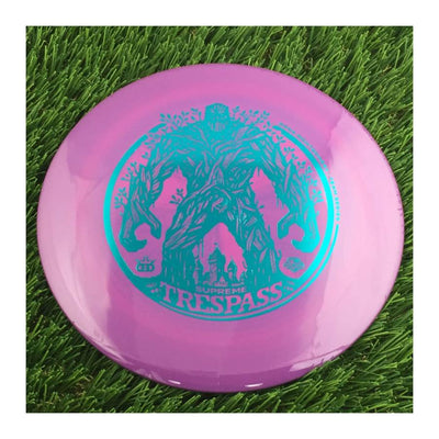 Dynamic Discs Supreme Trespass with Kona Montgomery Team Series 2024 Stamp - 175g - Solid Purple