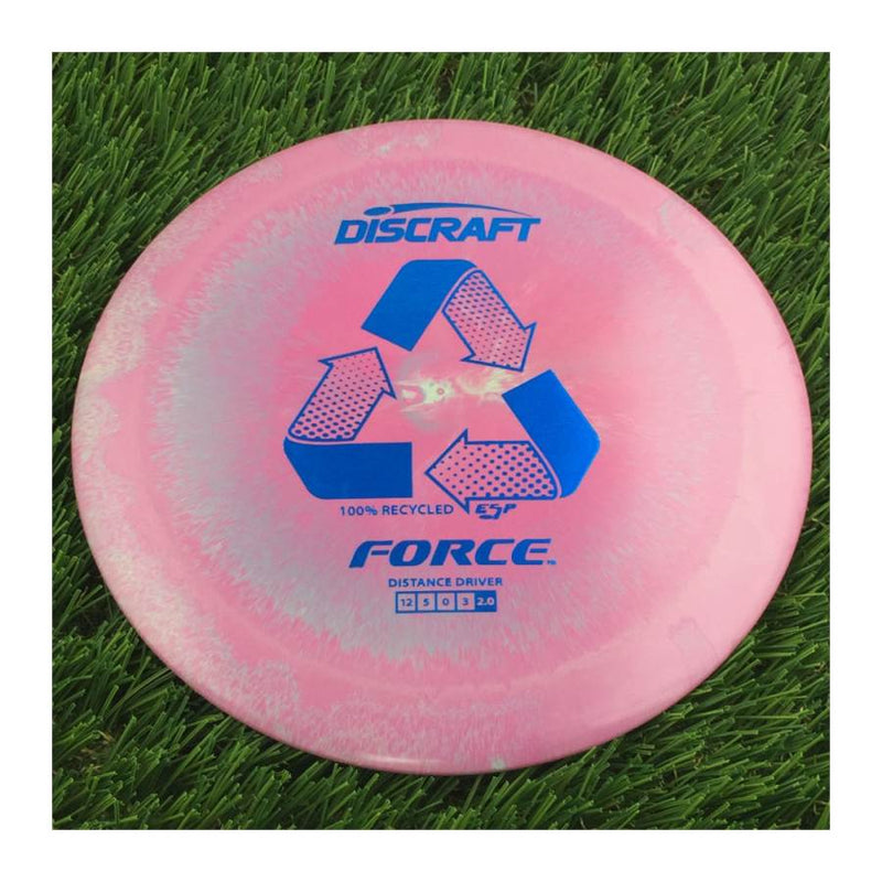 Discraft Recycled ESP Force with 100% Recycled ESP Stock Stamp - 174g - Solid Pink