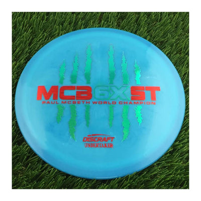 Discraft ESP Swirl Undertaker with McBeast 6X Claw PM World Champ Stamp - 173g - Solid Blue