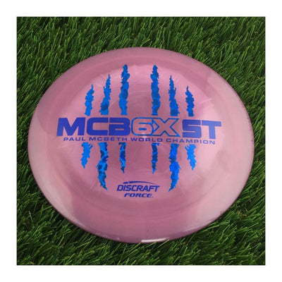 Discraft ESP Swirl Force with McBeast 6X Claw PM World Champ Stamp - 170g - Solid Dark Purple