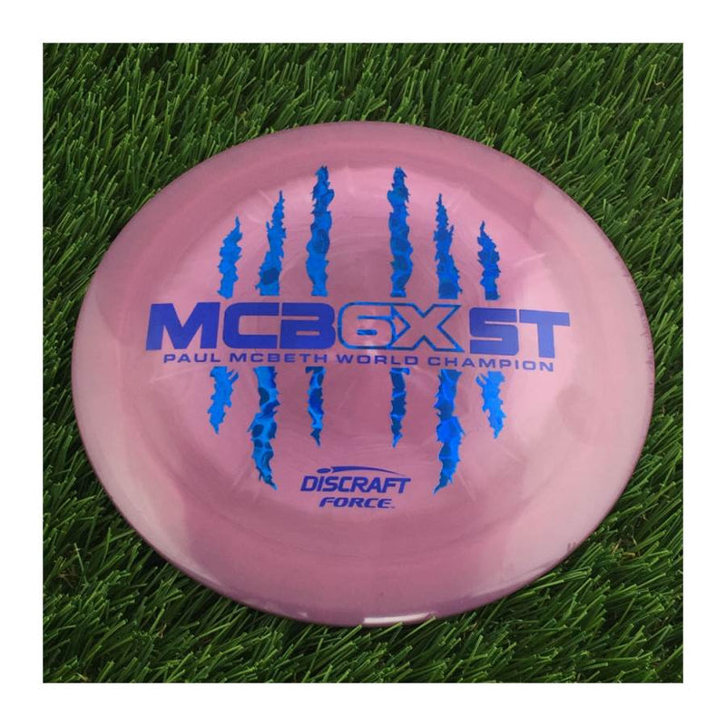 Discraft ESP Swirl Force with McBeast 6X Claw PM World Champ Stamp - 170g - Solid Dark Purple