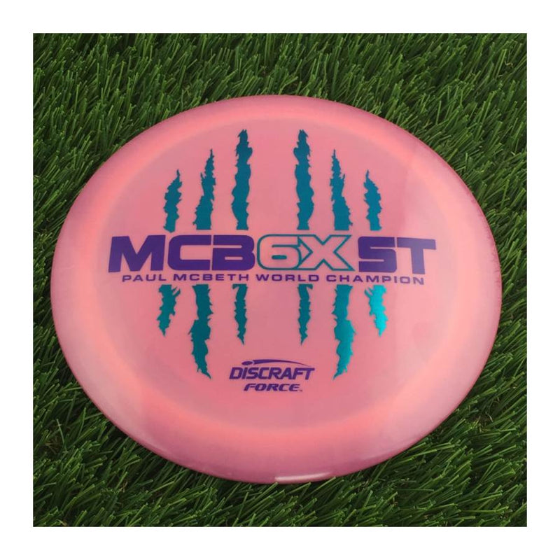 Discraft ESP Swirl Force with McBeast 6X Claw PM World Champ Stamp - 170g - Solid Light Purple