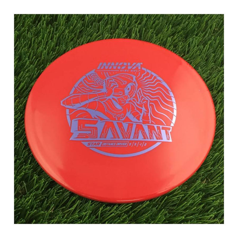 Innova Star Savant with Burst Logo Stock Stamp - 168g - Solid Red