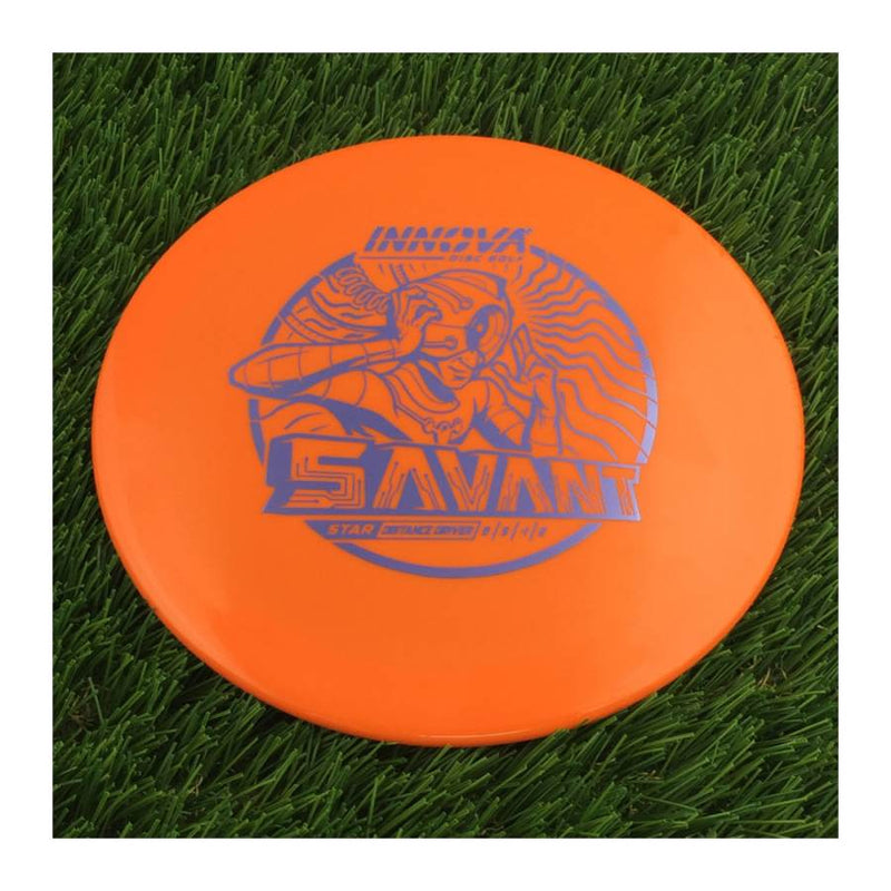 Innova Star Savant with Burst Logo Stock Stamp - 171g - Solid Orange