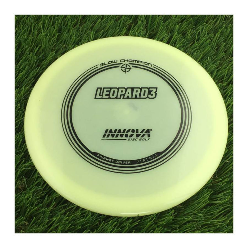 Innova Champion Glow Leopard3 with Burst Logo Stock Stamp - 166g - Translucent Glow