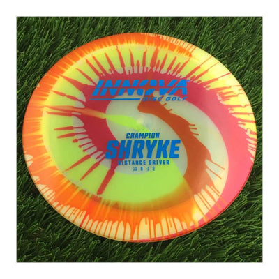 Innova Champion I-Dye Champion Shryke with Burst Logo Stock Stamp - 175g - Translucent Dyed