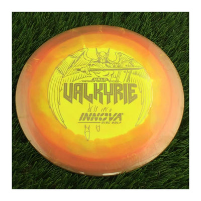 Innova Halo Star Valkyrie with Burst Logo Stock Stamp - 155g - Solid Orangish Yellow