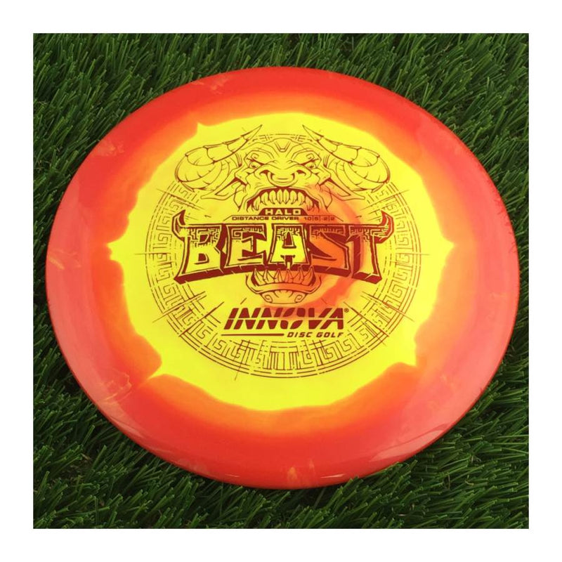 Innova Halo Star Beast with Burst Logo Stock Stamp - 168g - Solid Orangish Yellow