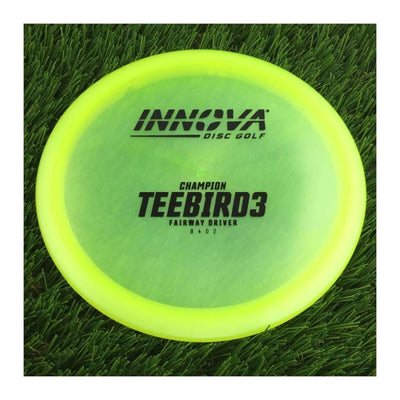 Innova Champion Teebird3 with Burst Logo Stock Stamp - 175g - Translucent Yellow