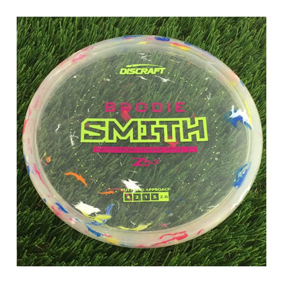 Discraft Jawbreaker Z FLX Zone OS with Brodie Smith 2024 Tour Series Stamp - 172g - Translucent Clear