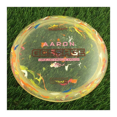 Discraft Jawbreaker Z FLX Raptor with Aaron Gossage 2024 Tour Series Stamp - 174g - Translucent Clear