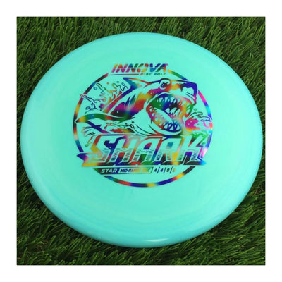 Innova Star Shark with Burst Logo Stock Stamp - 180g - Solid Light Blue