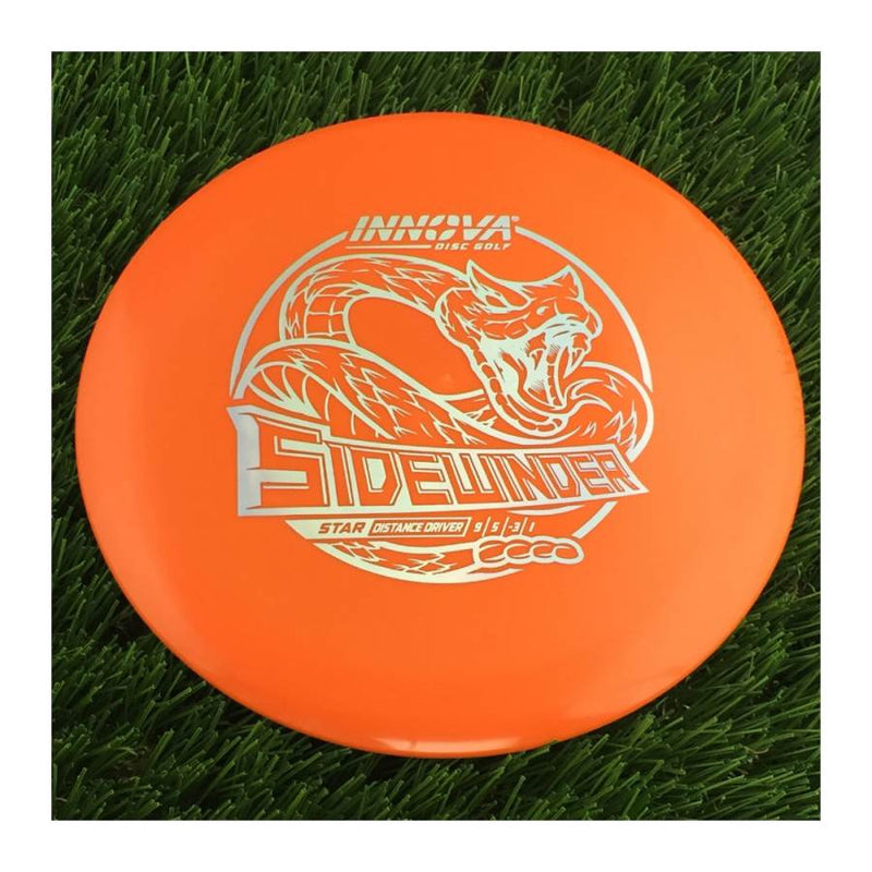 Innova Star Sidewinder with Burst Logo Stock Stamp - 175g - Solid Orange