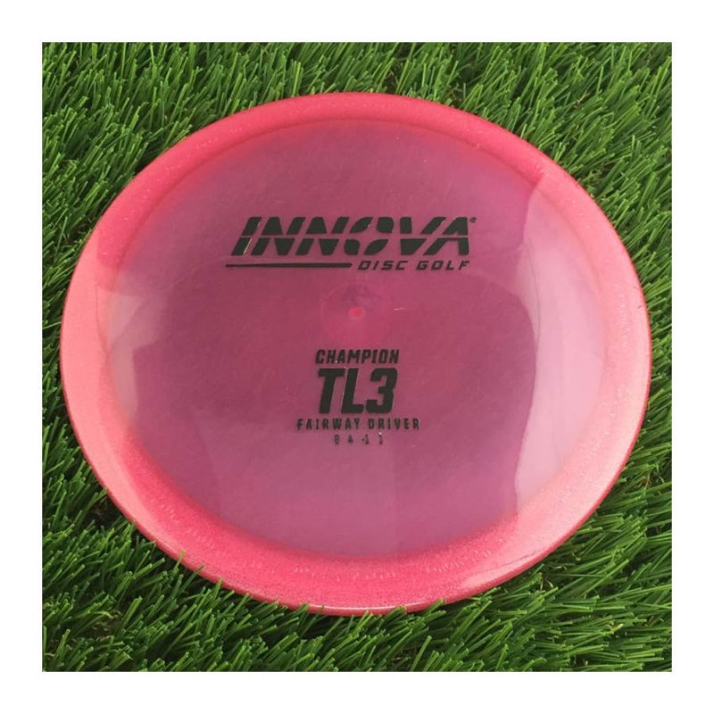 Innova Champion TL3 with Burst Logo Stock Stamp - 162g - Translucent Dark Red