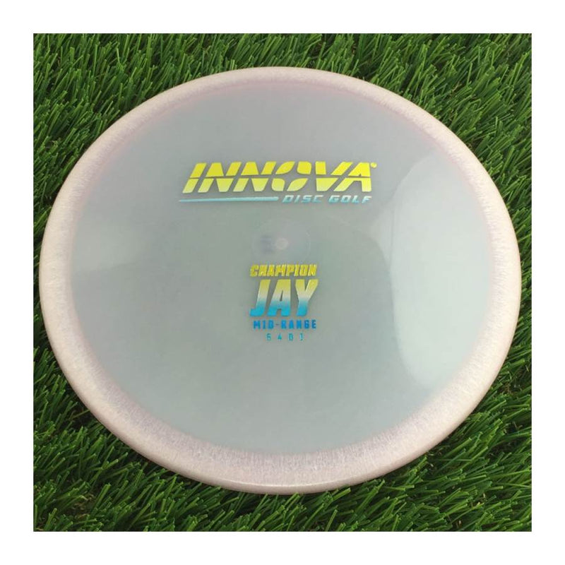 Innova Champion Jay with Burst Logo Stock Stamp - 158g - Translucent Grey