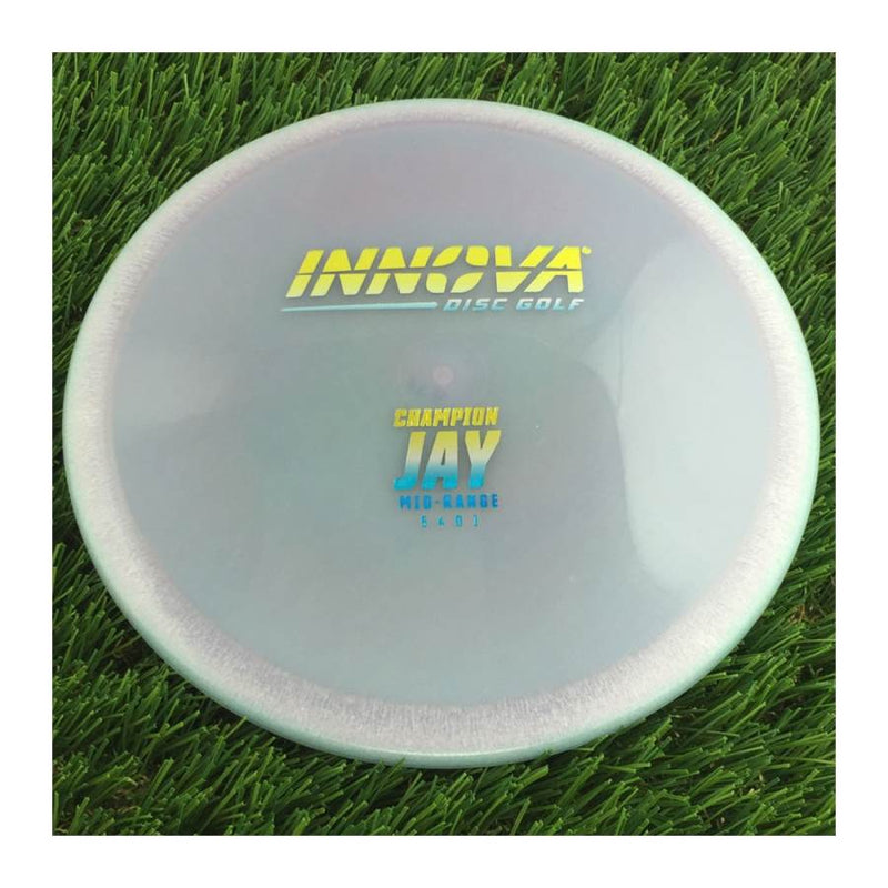 Innova Champion Jay with Burst Logo Stock Stamp - 158g - Translucent Grey