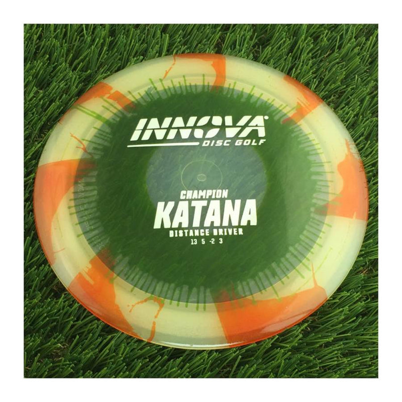 Innova Champion I-Dye Katana with Burst Logo Stock Stamp - 171g - Translucent Dyed