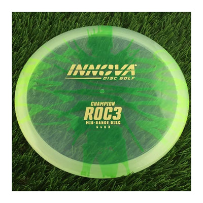 Innova Champion I-Dye Roc3 with Burst Logo Stock Stamp - 174g - Translucent Dyed