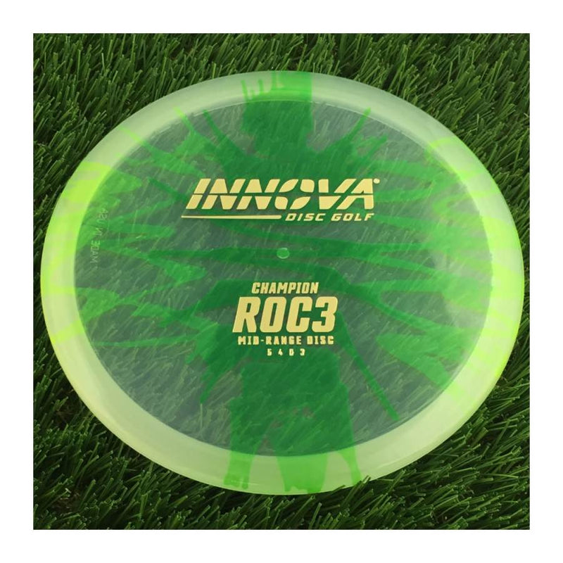 Innova Champion I-Dye Roc3 with Burst Logo Stock Stamp - 174g - Translucent Dyed