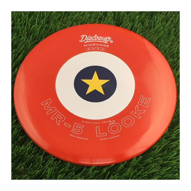 Disctroyer A-Medium Skylark / Looke MR-5 with Looke Stamp - 173g - Solid Red