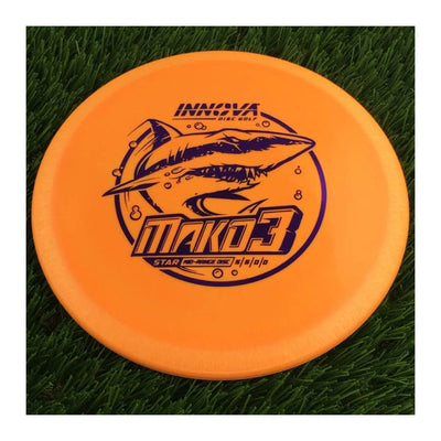 Innova Star Mako3 with Burst Logo Stock Stamp - 146g - Solid Orange