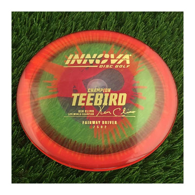 Innova Champion I-Dye Teebird with Ken Climo 12x World Champion Burst Logo Stamp - 175g - Translucent Dyed