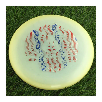 Discraft Elite Z UV Focus with 2023 Ledgestone Edition - Wave 3 Stamp - 174g - Translucent Cream