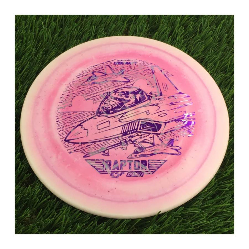 Discraft ESP Lite Sparkle Raptor with 2023 Ledgestone Edition - Wave 3 Stamp - 169g - Solid Pink