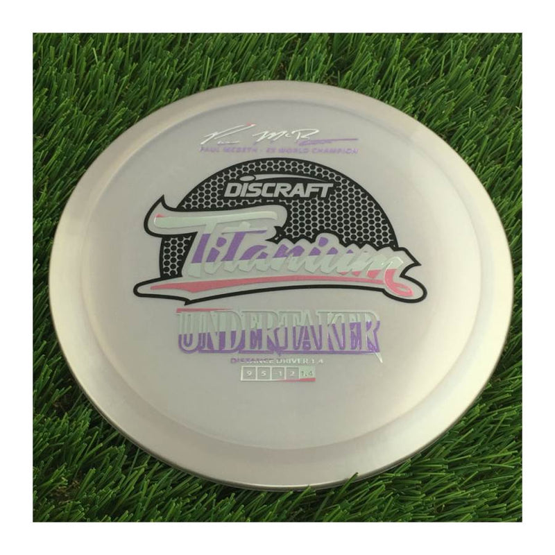 Discraft Titanium Undertaker with Paul McBeth - 5x World Champion Signature Stamp