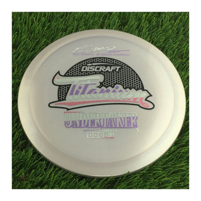 Discraft Titanium Undertaker with Paul McBeth - 5x World Champion Signature Stamp - 169g - Solid Muted Grey