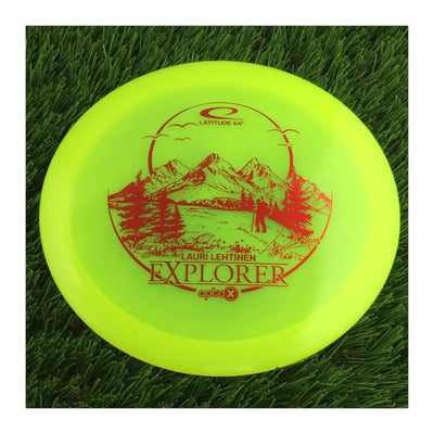 Latitude 64 Opto-X Explorer with Lauri Lehtinen Team Series 2024 Stamp - 173g - Translucent Yellow