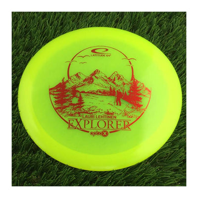 Latitude 64 Opto-X Explorer with Lauri Lehtinen Team Series 2024 Stamp - 173g - Translucent Yellow