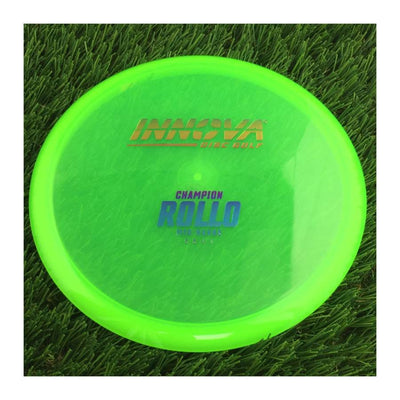 Innova Champion Rollo with Burst Logo Stock Stamp - 176g - Translucent Green