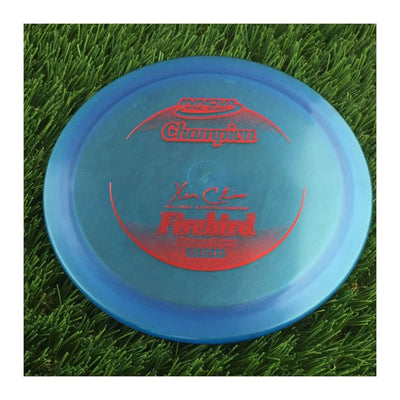 Innova Champion Firebird with Ken Climo - 12x World Champion New Stamp Stamp - 171g - Translucent Blue