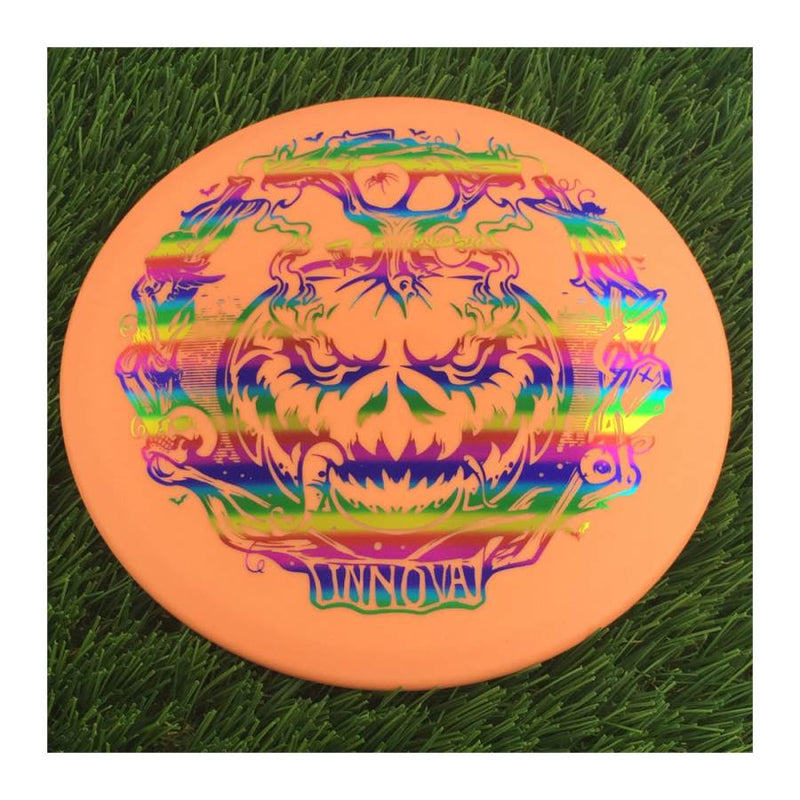 Innova DX Color Glow Roc with 2022 XXL Pumpkin 26th Edition Stamp - 180g - Solid Orange