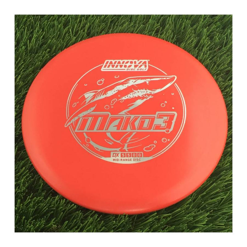 Innova DX Mako3 with Burst Logo Stock Stamp - 138g - Solid Red