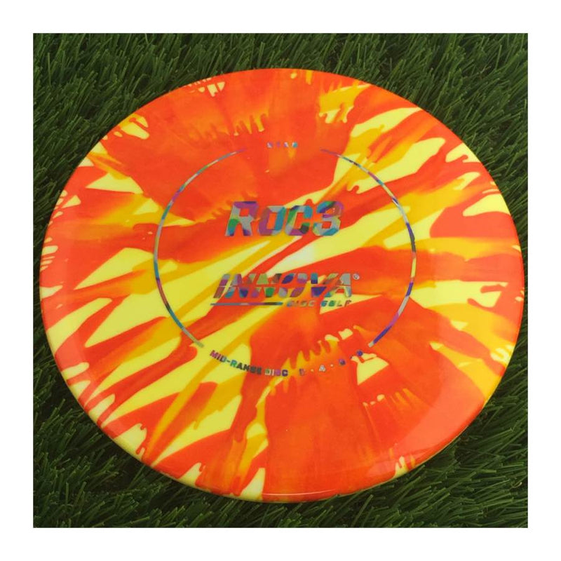 Innova Star I-Dye Roc3 with Burst Logo Stock Stamp - 180g - Solid Dyed