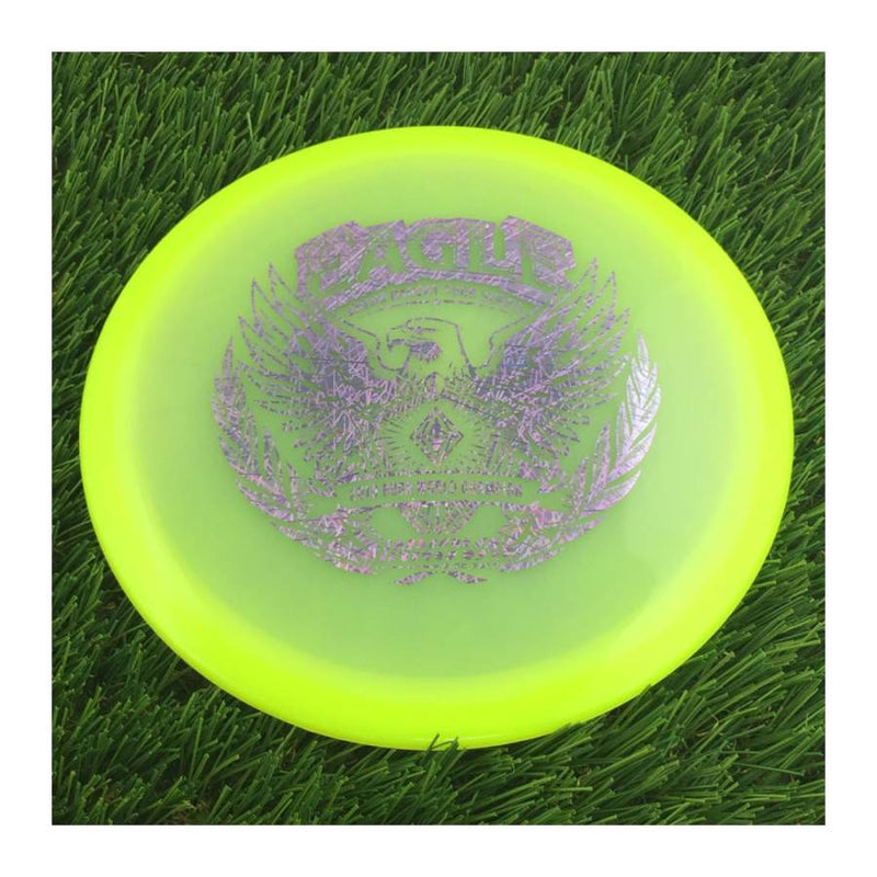 Innova Proto Glow Halo Champion Eagle with Gregg Barsby - 2018 World Champion -  Tour Series 2024 Stamp - 175g - Translucent Yellow