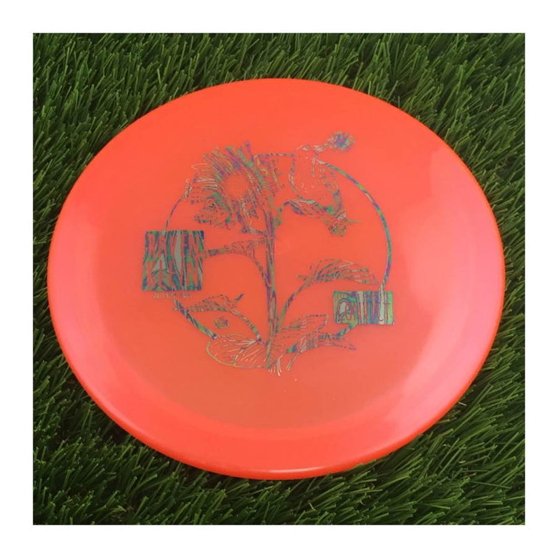 Dynamic Discs Lucid Ice Chameleon Convict with Raven Klein Sunflower Team Series 2023 Stamp - 174g - Translucent Orange