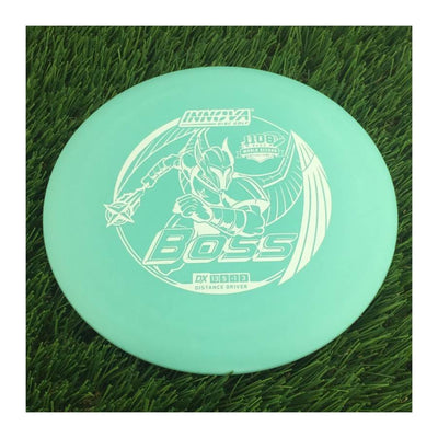 Innova DX Boss with 1108 Feet World Record Distance Model Stamp - 172g - Solid Blue