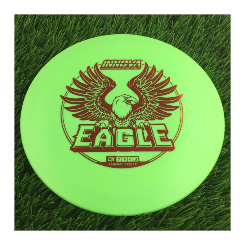 Innova DX Eagle with Burst Logo Stock Stamp - 144g - Solid Green