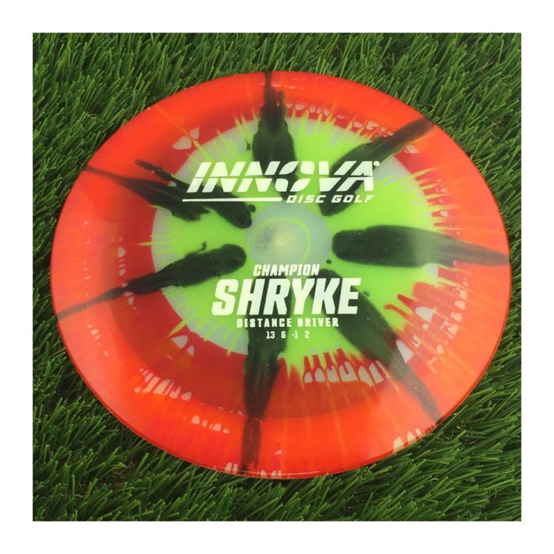 Innova Champion I-Dye Champion Shryke with Burst Logo Stock Stamp - 175g - Translucent Dyed